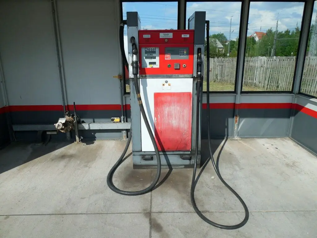 Fuel station on companies premise