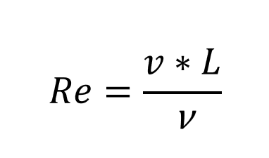 Formel der Reynoldszahl